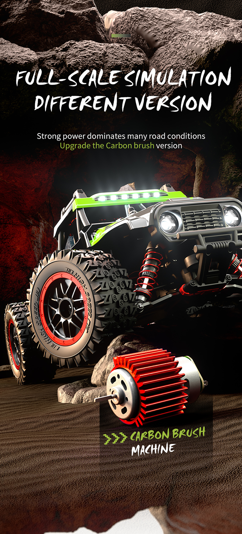 JJRCC88051164WD24GHighSpeedRCCarBrushedBrushlessVehicleModelsProportionalControl-2012235-9