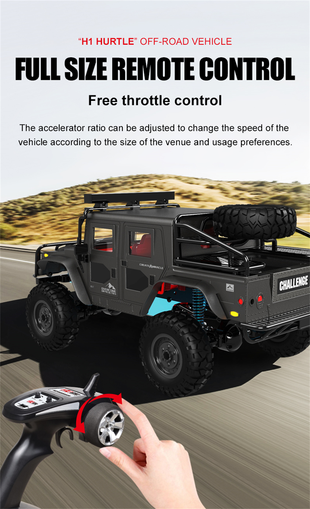JJRCQ121H1HURTLE11224G4WDCrawlerRCCarVehicleModelsFullPorprotionalControl-1978734-5