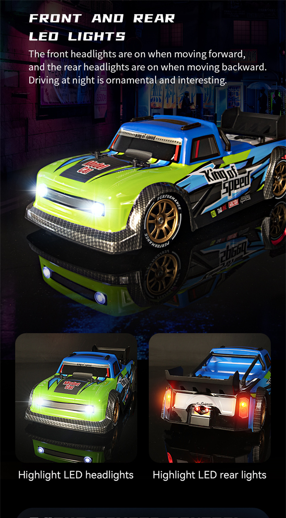 JJRCQ123RTR11624G4WDSprayDriftRCCarLEDLightFullProportionalShort-CourseOff-RoadTruckVehiclesModelsTo-1981840-13