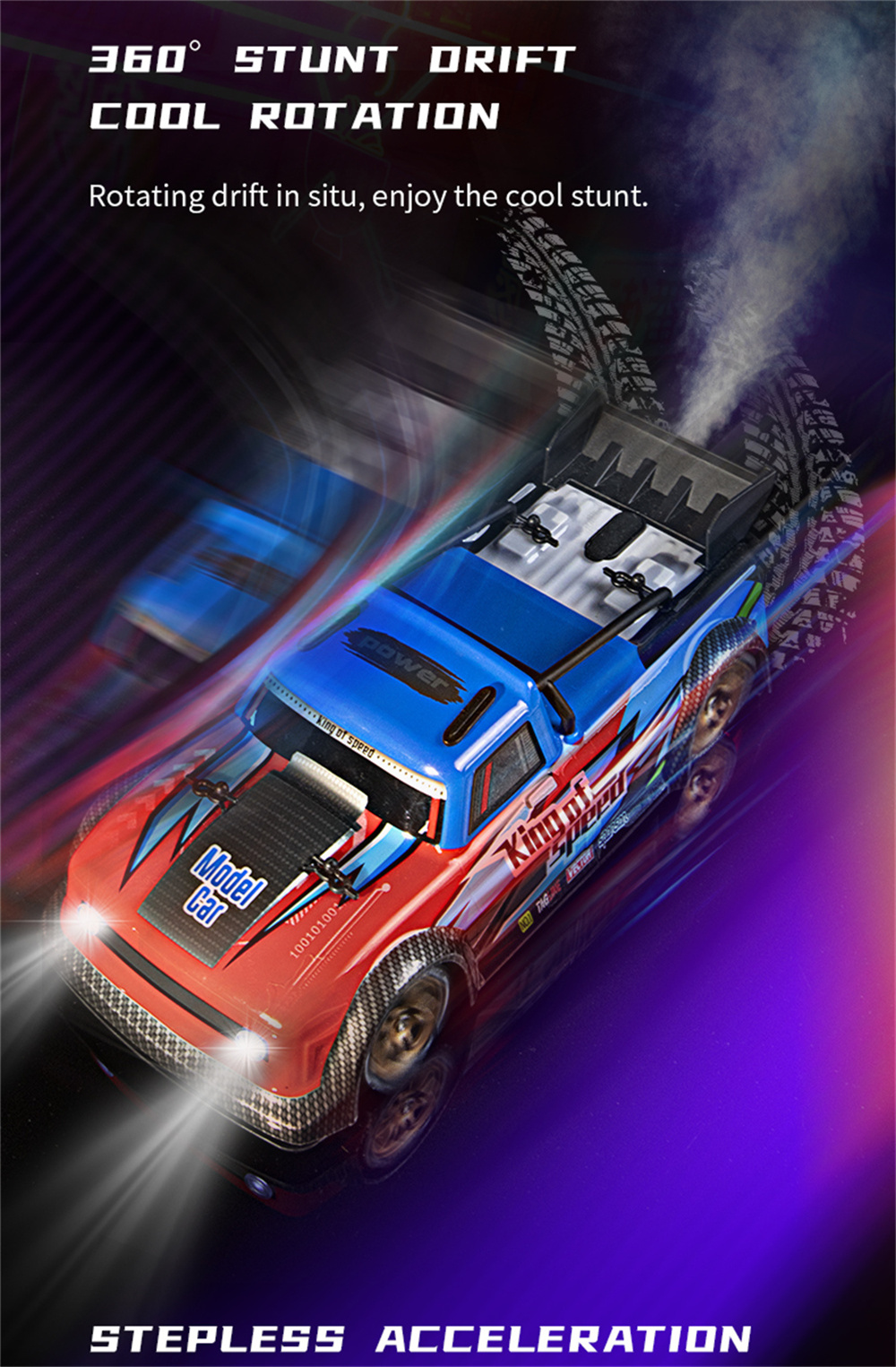 JJRCQ123RTR11624G4WDSprayDriftRCCarLEDLightFullProportionalShort-CourseOff-RoadTruckVehiclesModelsTo-1981840-4