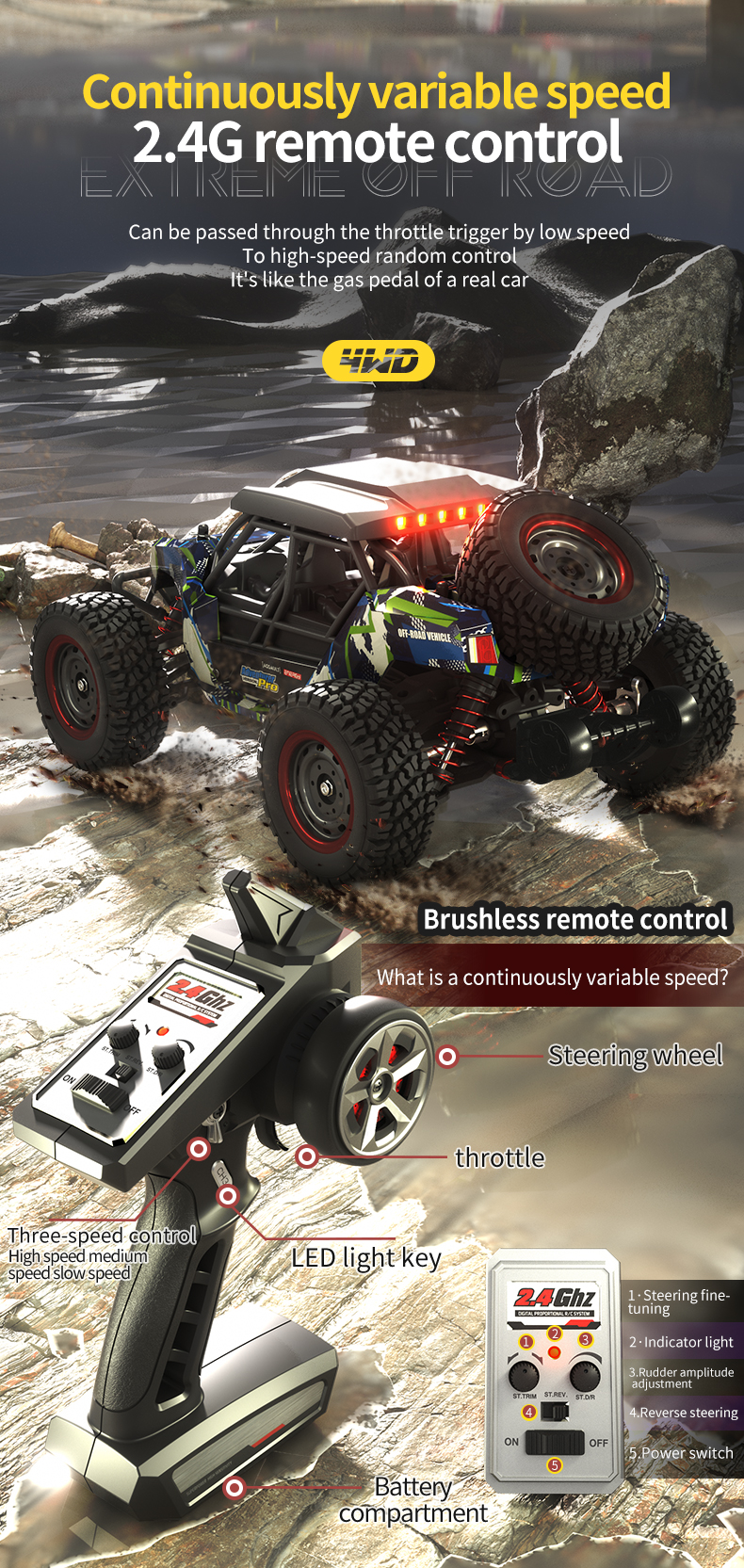 JJRCQ141B11624G4WD70KMHRTRBrushlessDesertTruckRCCarOff-roadElectricHigh-speedVehicle-1992902-10