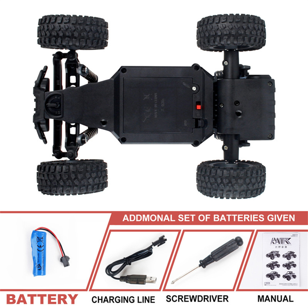 KYAMRCUJ99P187RTR11824GRWDRCCarLEDLightOff-RoadClimbingTruckKidsChildrenRemoteControlToysModels-1986336-4
