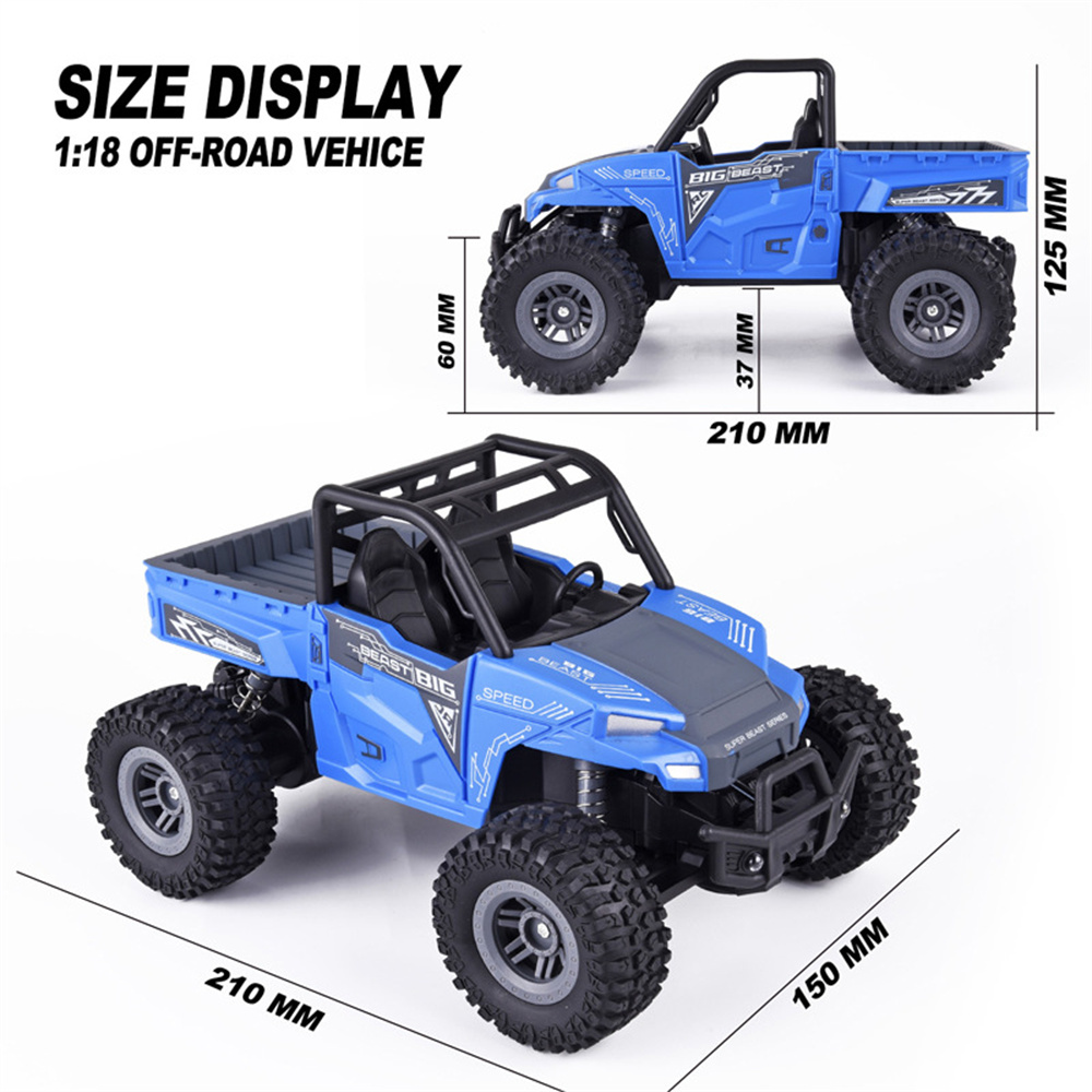 KYAMRCUJ99P187RTR11824GRWDRCCarLEDLightOff-RoadClimbingTruckKidsChildrenRemoteControlToysModels-1986336-6