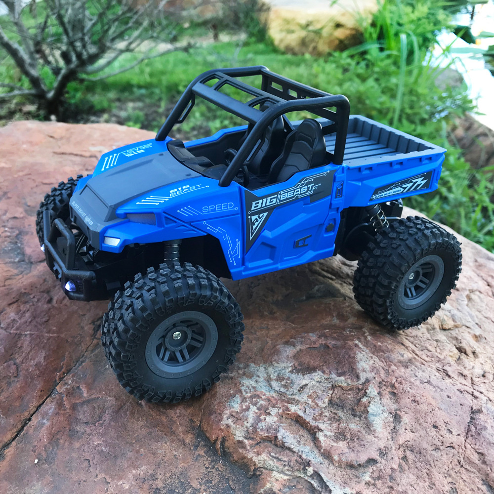 KYAMRCUJ99P187RTR11824GRWDRCCarLEDLightOff-RoadClimbingTruckKidsChildrenRemoteControlToysModels-1986336-9