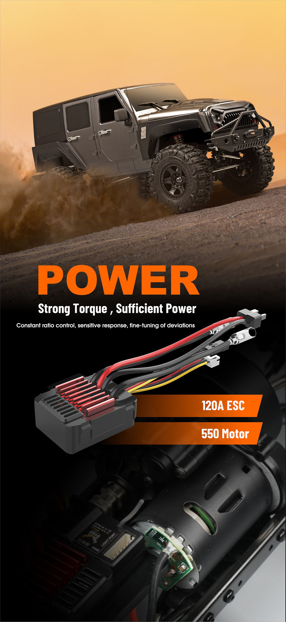 MNRCMN222RTR11024G4WDRCCarRockCrawlerLEDLightOff-RoadClimbingTruckFullProportionalVehiclesModelsToys-2013004-10
