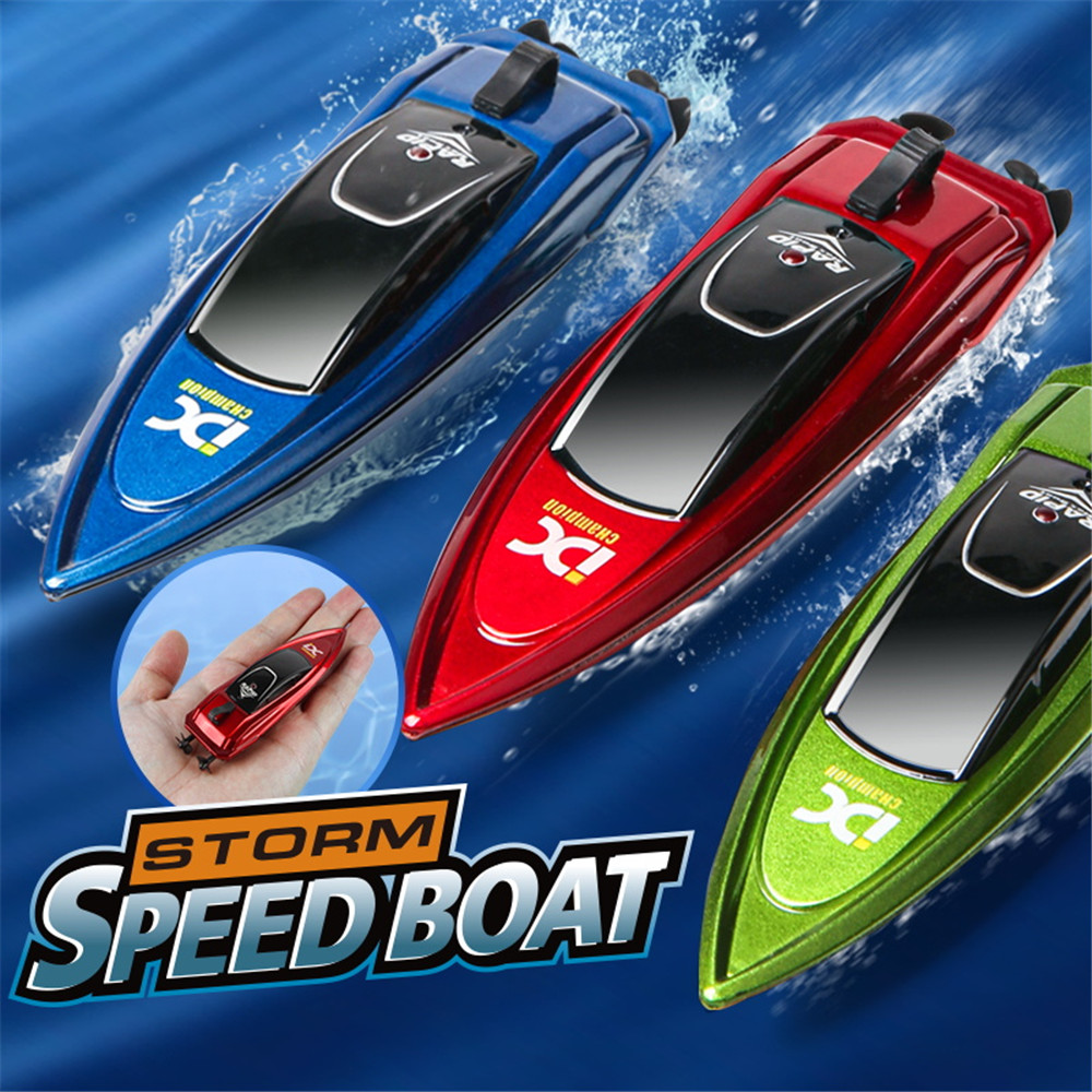 MiniRemoteControlHighSpeedRCBoatLedLightPalmSpeedBoatSummerWaterToyPoolToy-1902645-11