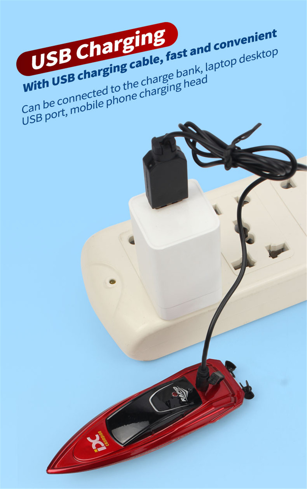 MiniRemoteControlHighSpeedRCBoatLedLightPalmSpeedBoatSummerWaterToyPoolToy-1902645-7