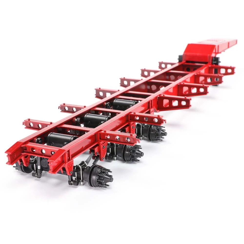 OrlandooHunterOH32N02DIYKIT132RCCarFlatbedSemiRampTrailersUnassembledWhiteColorMiniTruckVehiclesMode-2015418-18