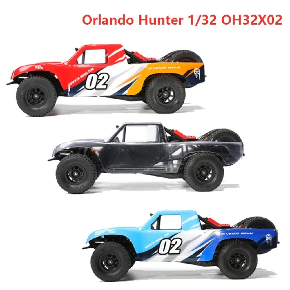 OrlandooHunterOH32X02132RWDMiniTruckRCCarKITRearDriveSUVUnassembledDIYPartsPipeMicroRollCageTrophyMo-1989380-22