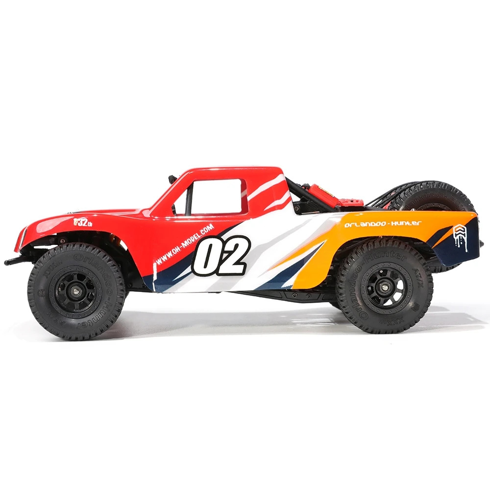 OrlandooHunterOH32X02132RWDMiniTruckRCCarKITRearDriveSUVUnassembledDIYPartsPipeMicroRollCageTrophyMo-1989380-23