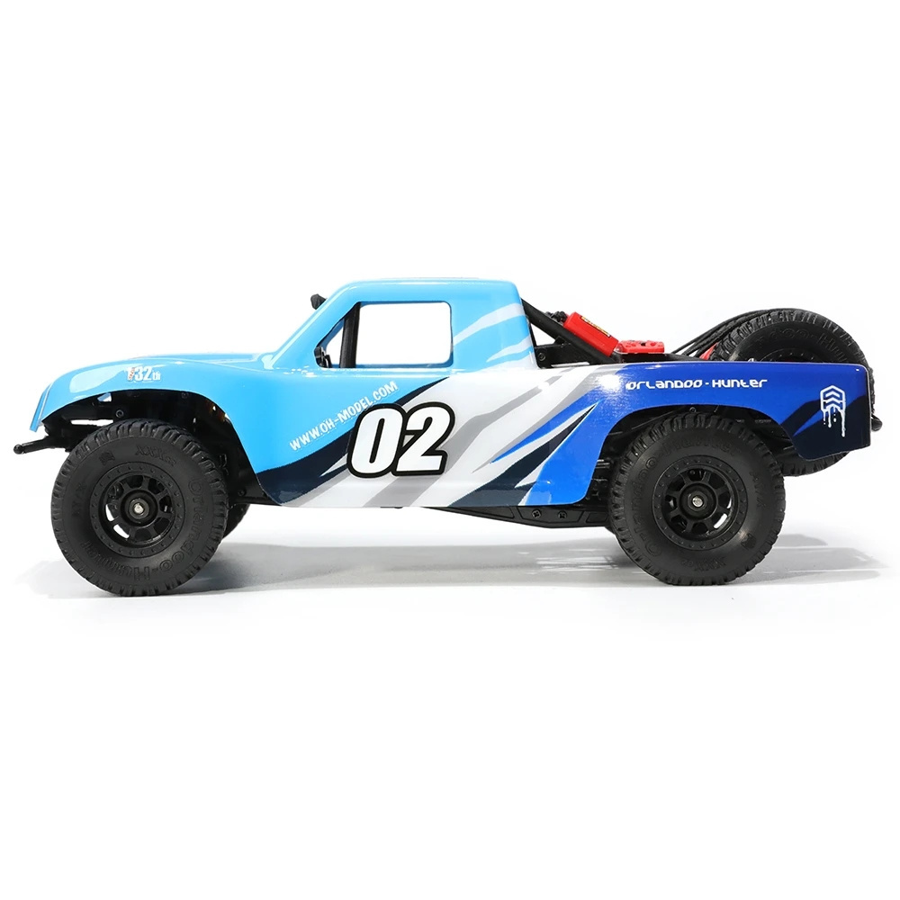 OrlandooHunterOH32X02132RWDMiniTruckRCCarKITRearDriveSUVUnassembledDIYPartsPipeMicroRollCageTrophyMo-1989380-24