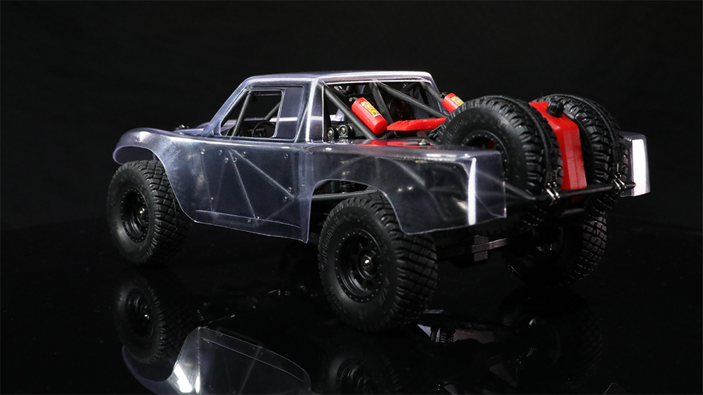 OrlandooHunterOH32X02132RWDMiniTruckRCCarKITRearDriveSUVUnassembledDIYPartsPipeMicroRollCageTrophyMo-1989380-7