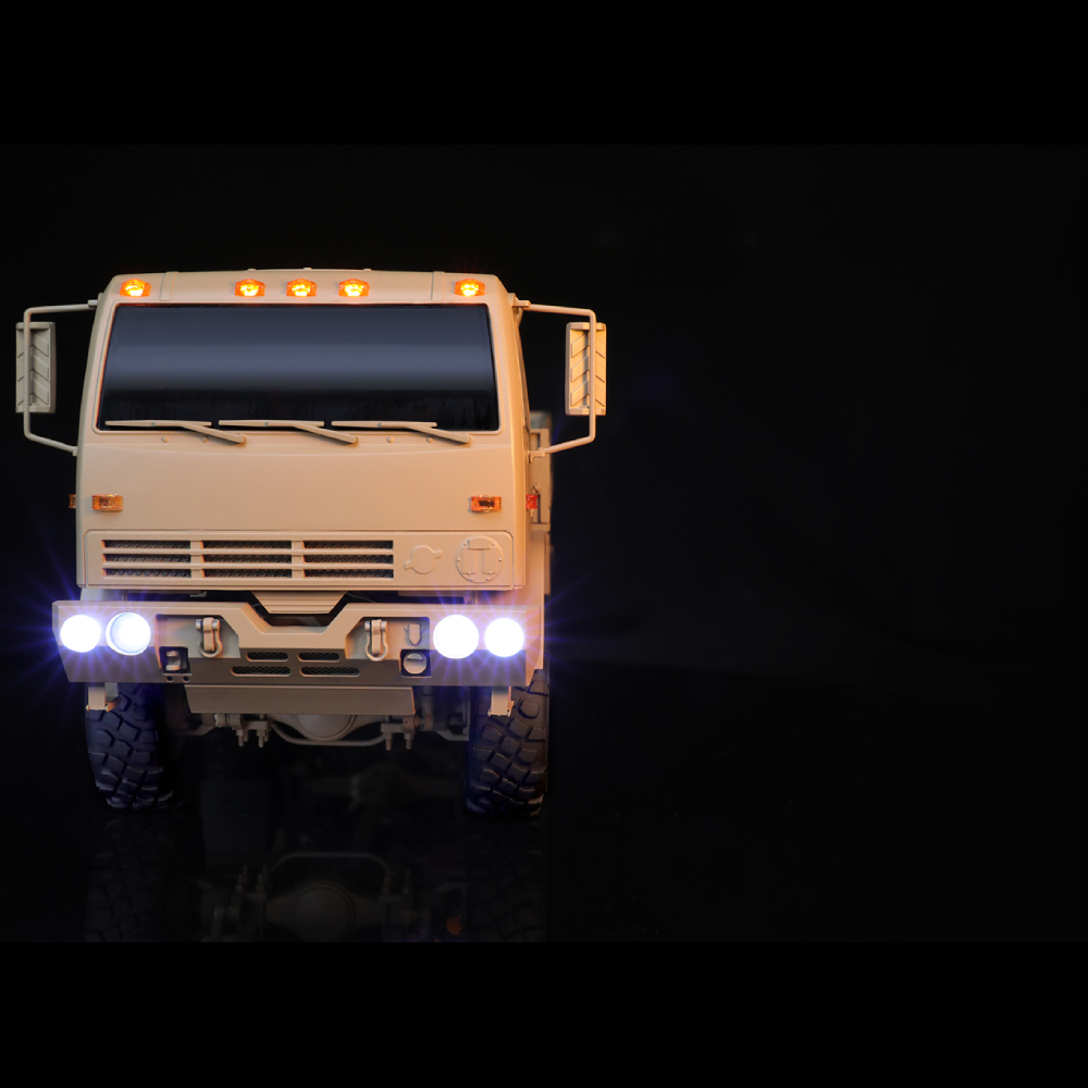 OrlandooOH32M02KIT1326WDDIYRCCarUnpaintedGreyTractorFullLeafSpringMilitaryTruckVehiclesModels-1961190-2