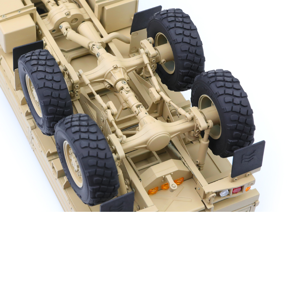 OrlandooOH32M02KIT1326WDDIYRCCarUnpaintedGreyTractorFullLeafSpringMilitaryTruckVehiclesModels-1961190-14