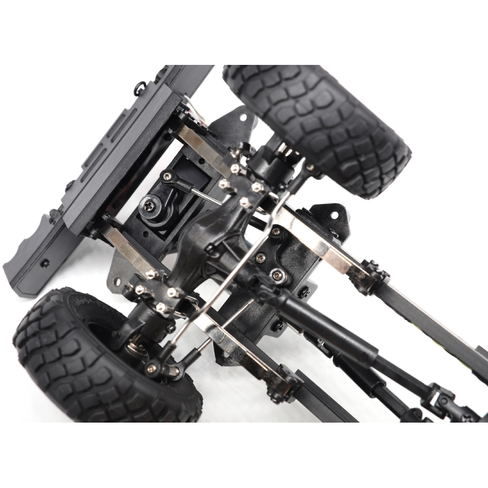 OrlandooOH32M02KIT1326WDDIYRCCarUnpaintedGreyTractorFullLeafSpringMilitaryTruckVehiclesModels-1961190-15