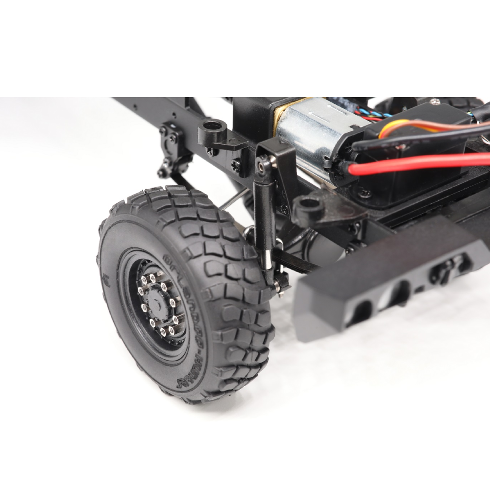 OrlandooOH32M02KIT1326WDDIYRCCarUnpaintedGreyTractorFullLeafSpringMilitaryTruckVehiclesModels-1961190-16