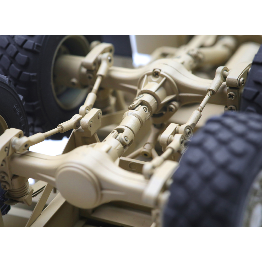 OrlandooOH32M02KIT1326WDDIYRCCarUnpaintedGreyTractorFullLeafSpringMilitaryTruckVehiclesModels-1961190-6