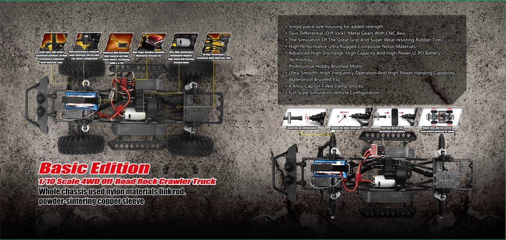 RemoHobby10275RTR11024G4WDRCCarRockCrawlerOff-RoadTruckOilFilledShocksVehiclesModelsToys-1955388-3