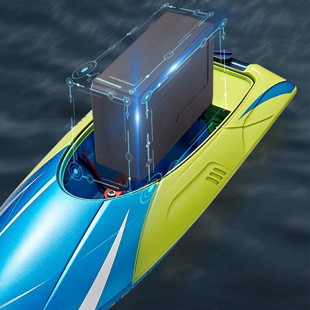 S424GRCBoatHighSpeedLEDLightSpeedboatWaterproof15kmhElectricRacingVehiclesModelsLakesPoolsRemoteCont-1988398-6