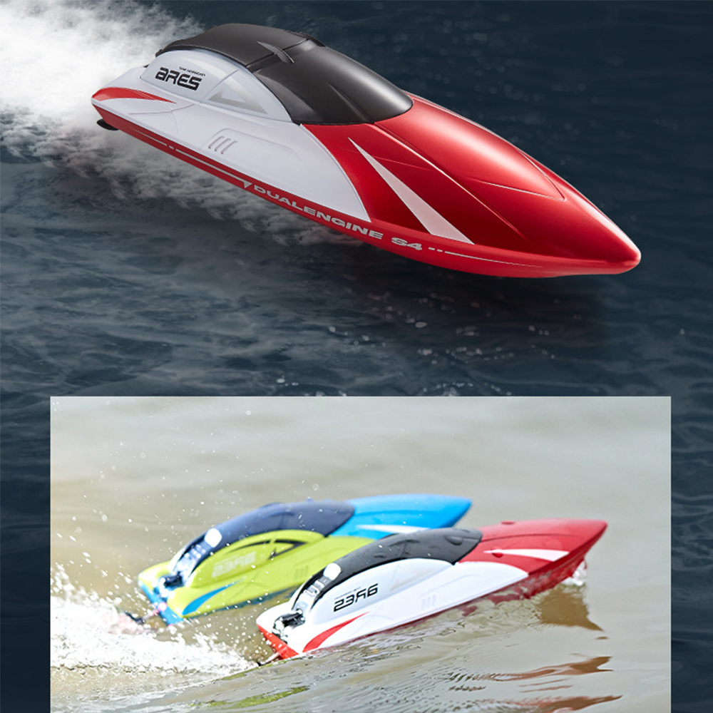 S424GRCBoatHighSpeedLEDLightSpeedboatWaterproof15kmhElectricRacingVehiclesModelsLakesPoolsRemoteCont-1988398-8