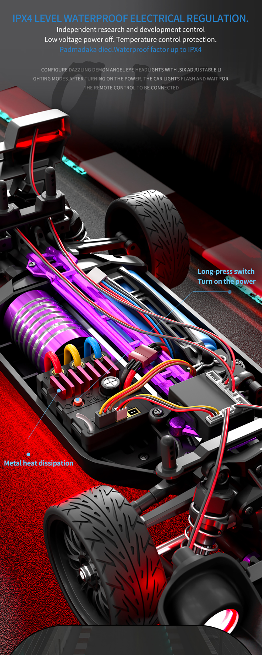 SCY16307PRO1164WDBrushlessRCCarDriftRTROff-roadVehicleModelsHighSpeed45kmh-2013066-14