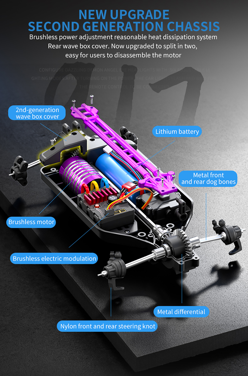 SCY16307PRO1164WDBrushlessRCCarDriftRTROff-roadVehicleModelsHighSpeed45kmh-2013066-17