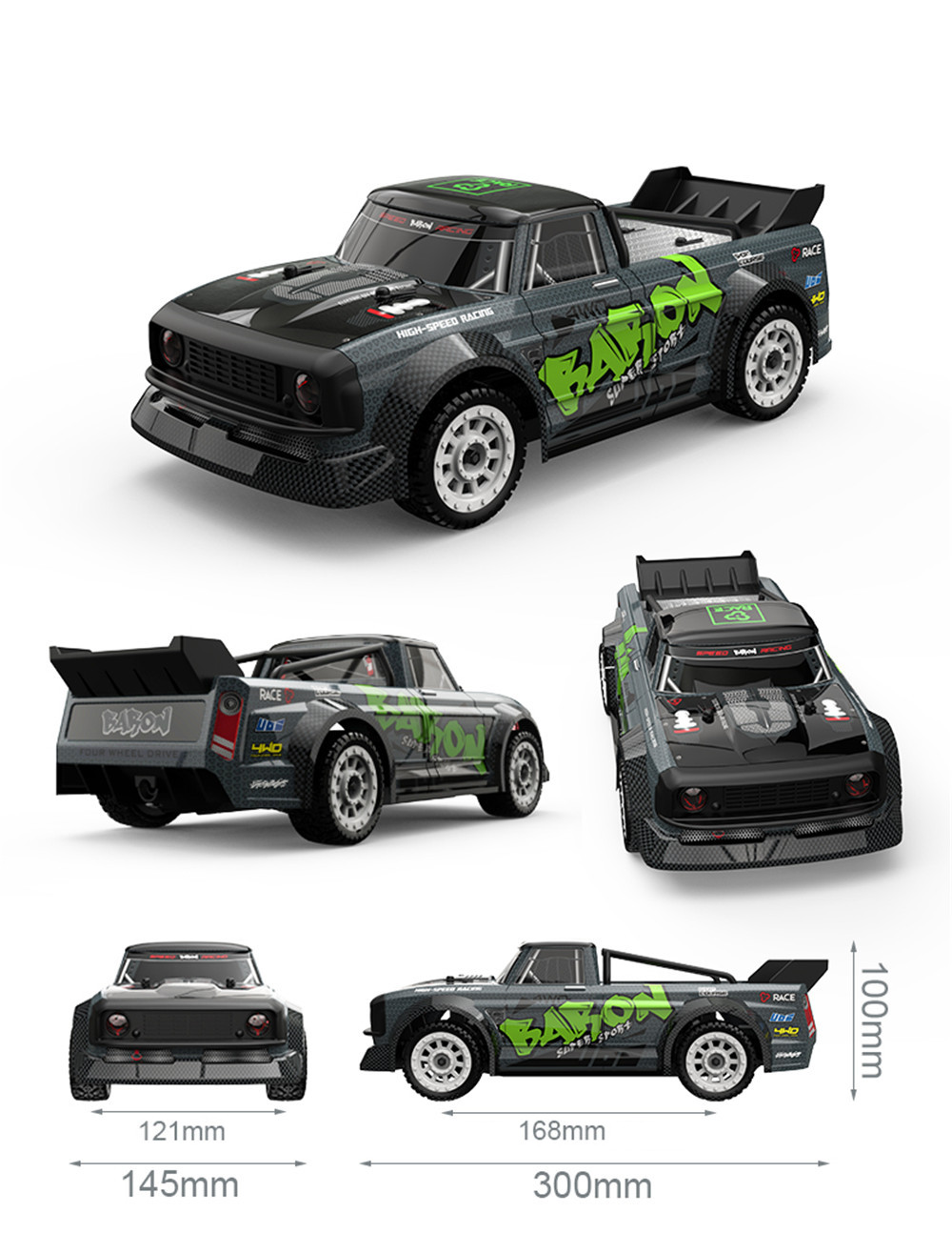 SGPINECONEFOREST1603RTR11624G4WD30kmhRCCarLEDLightDriftOn-RoadProportionalControlVehiclesModel-1786893-14