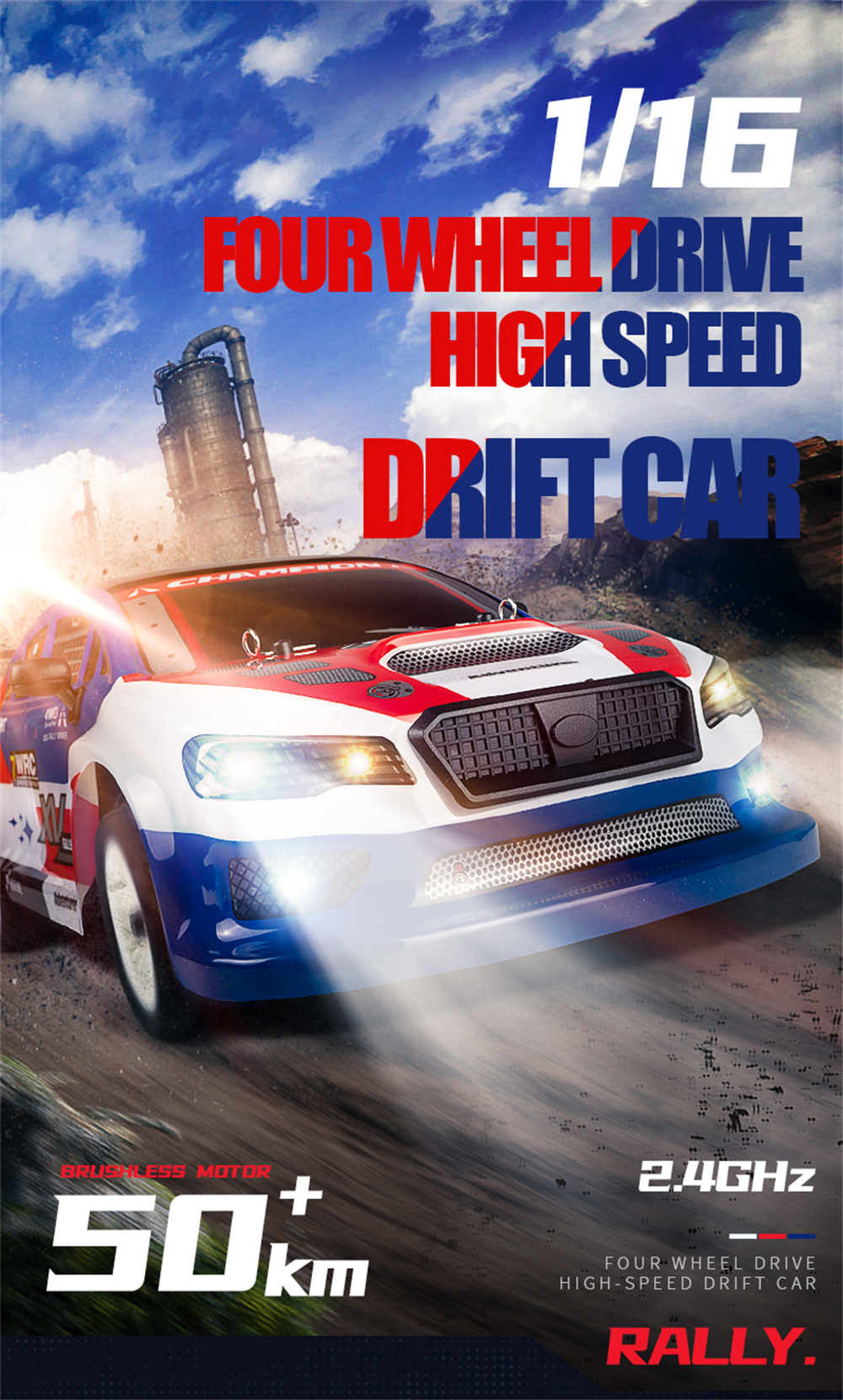 SGPINECONEFOREST1607Pro11624GBrushlessHighSpeedRCCarDriftVehicleModels60kmh-1981830-1