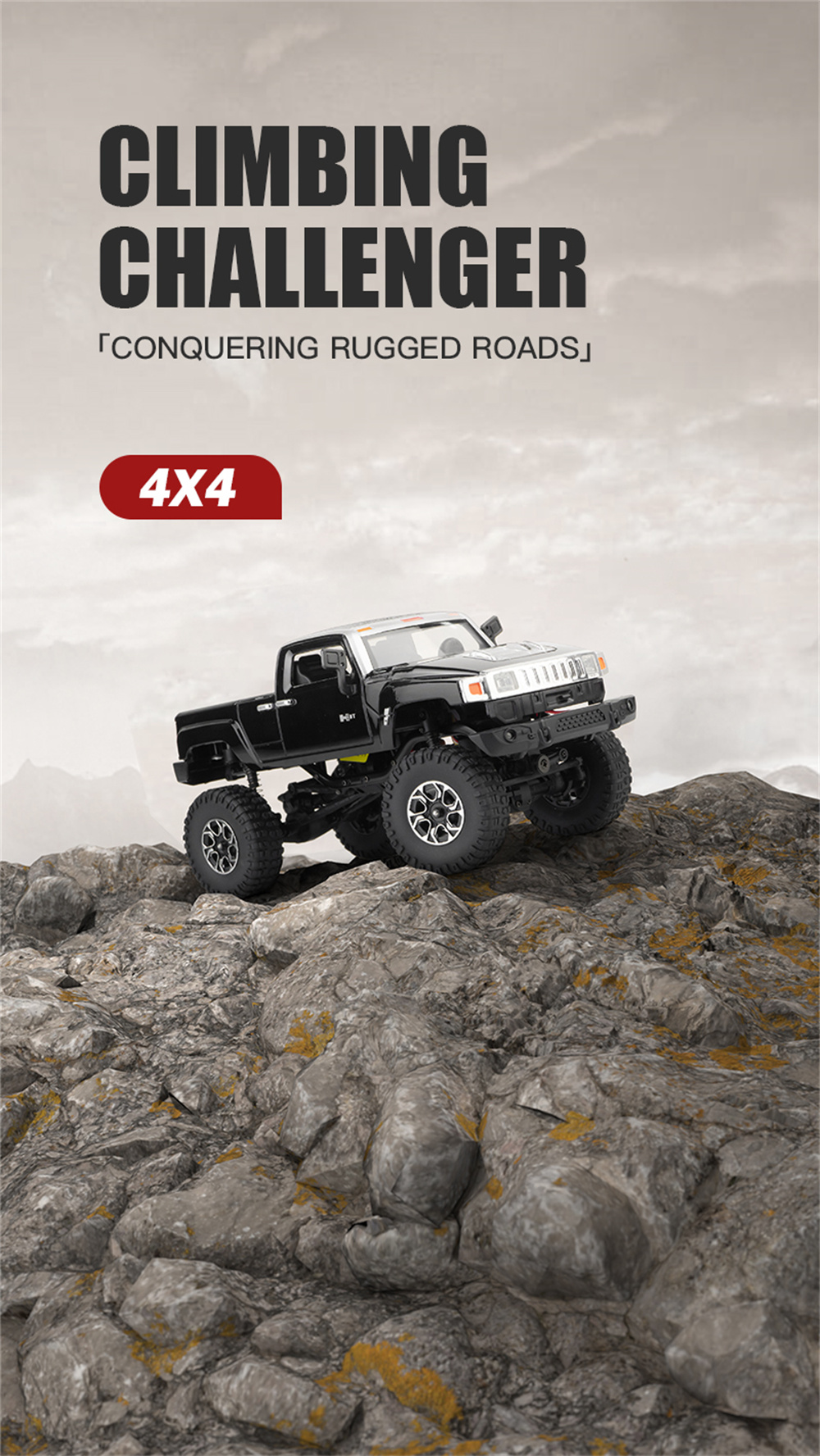 SGPINECONEFOREST2403HummerH3T12424G4WDRCCarOff-RoadVehiclesClimbingRockCrawlerFullScaleLEDLightModel-2015314-15