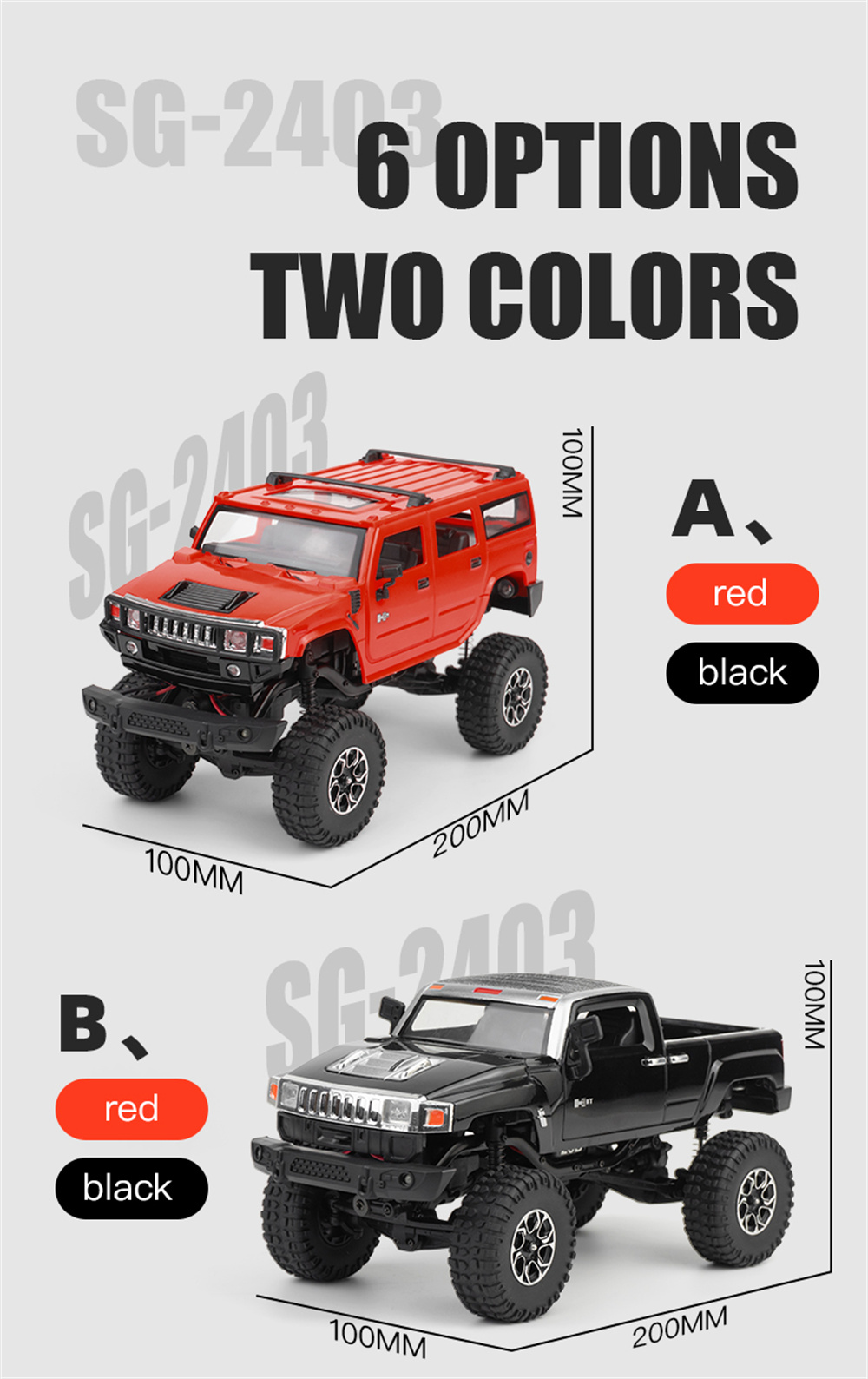 SGPINECONEFOREST2403HummerH3T12424G4WDRCCarOff-RoadVehiclesClimbingRockCrawlerFullScaleLEDLightModel-2015314-17