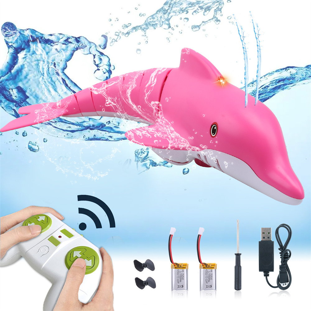 StuntRCDolphin24GWhaleSprayWaterToysRemoteControlledBoatShipSubmarineRobotsFishElectricKidsChildrenG-1992300-11