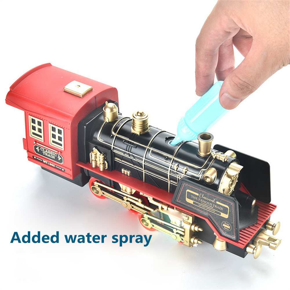 TIMELY3097A3097B27MHZRCTrainElectricTrackClassicModelVehiclesSmokeLEDLightsMusicSoundRemoteControlKi-1983873-9