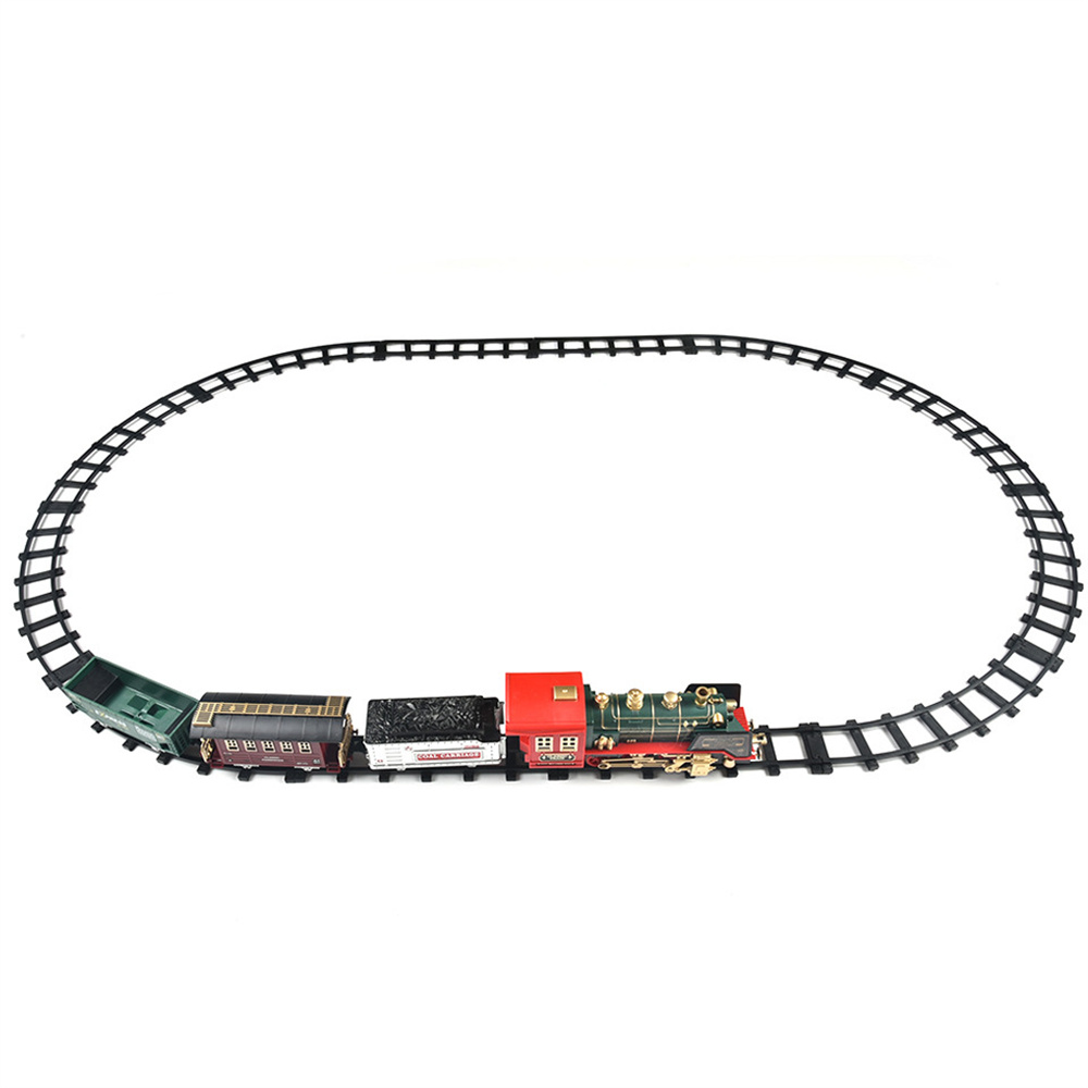TIMELY3097A3097B27MHZRCTrainElectricTrackClassicModelVehiclesSmokeLEDLightsMusicSoundRemoteControlKi-1983873-10