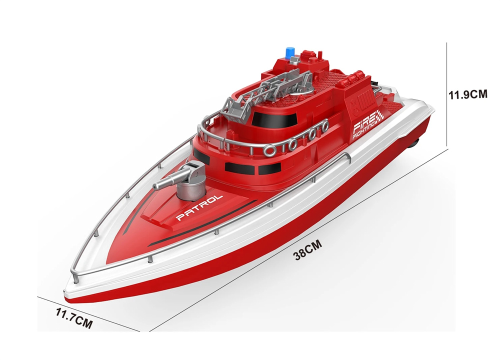 TKKJH160RTR12824GRCBoatCruiseFireWaterSprayShipFullFunctionDualMotorRacingVehiclesModelsRemoteContro-2008874-5