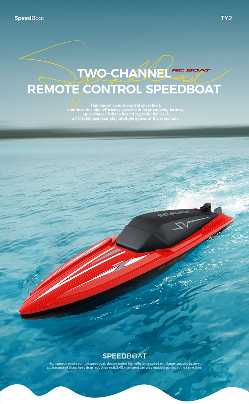 TY224GHighSpeedRacingRCBoatDualMotorModelWaterproofElectricRadioControlOutdoorGiftsToysSpeedboat-2013039-1
