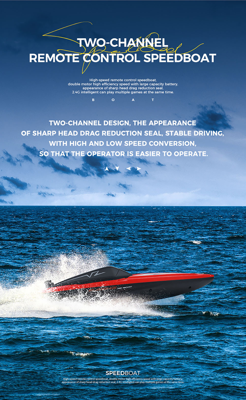 TY224GHighSpeedRacingRCBoatDualMotorModelWaterproofElectricRadioControlOutdoorGiftsToysSpeedboat-2013039-10