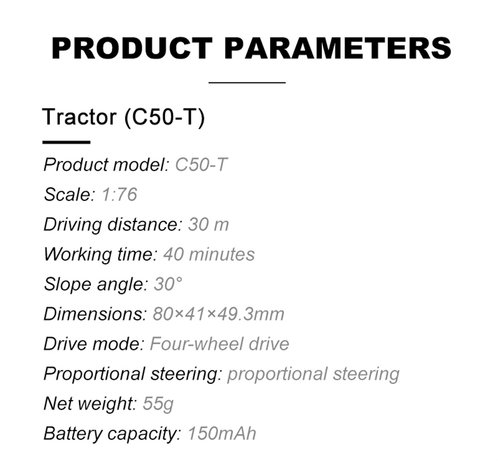TurboRacingC5017624G4WDRCCarSemi-TruckTractorTrailerHeadsLEDLightsSoundsRemoteControlVehiclesModelsR-2001330-19