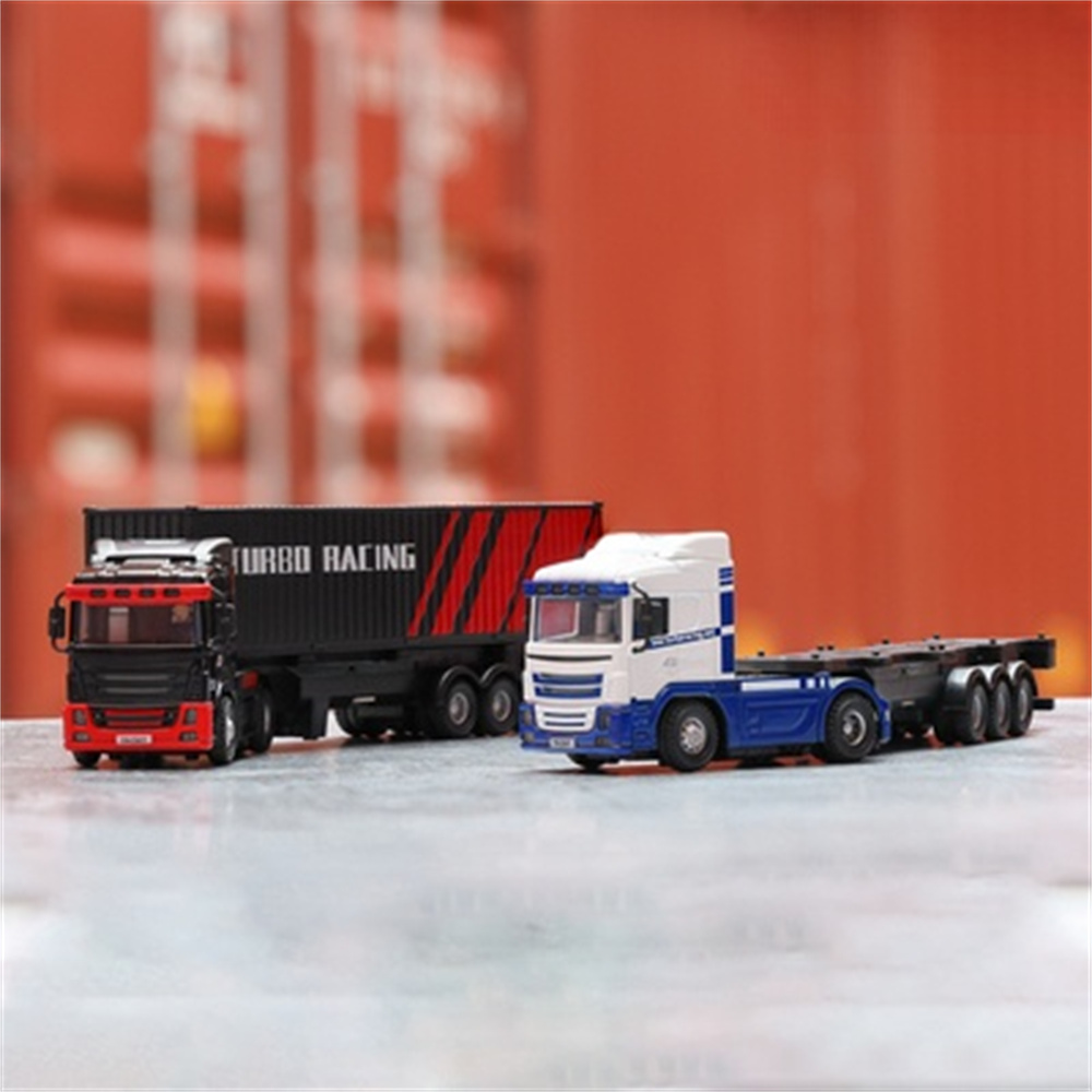 TurboRacingC5017624G4WDRCCarSemi-TruckTractorTrailerHeadsLEDLightsSoundsRemoteControlVehiclesModelsR-2001330-21