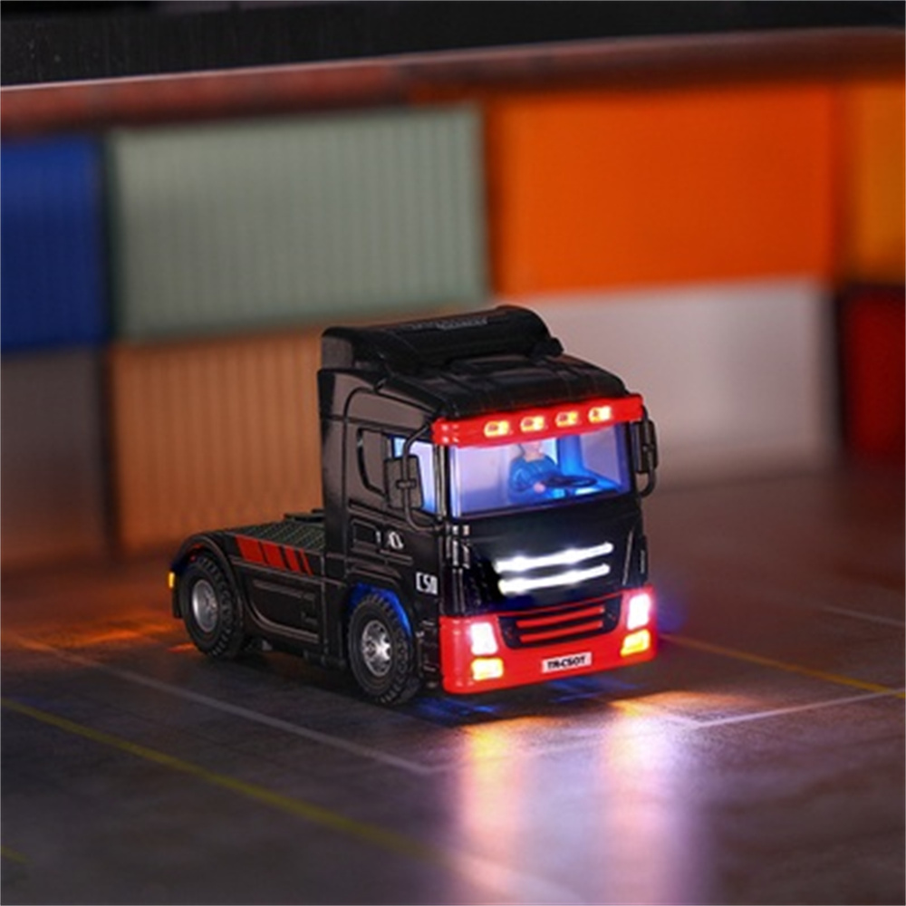 TurboRacingC5017624G4WDRCCarSemi-TruckTractorTrailerHeadsLEDLightsSoundsRemoteControlVehiclesModelsR-2001330-23