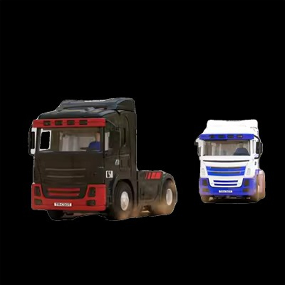 TurboRacingC5017624G4WDRCCarSemi-TruckTractorTrailerHeadsLEDLightsSoundsRemoteControlVehiclesModelsR-2001330-25