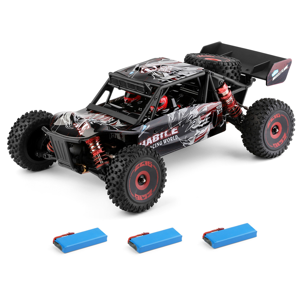Wltoys124016V21124WD24GRCCarBrushlessDesertTruckOff-RoadVehicleModelsHighSpeed75kmhMetalChassisTwoTh-1881375-1