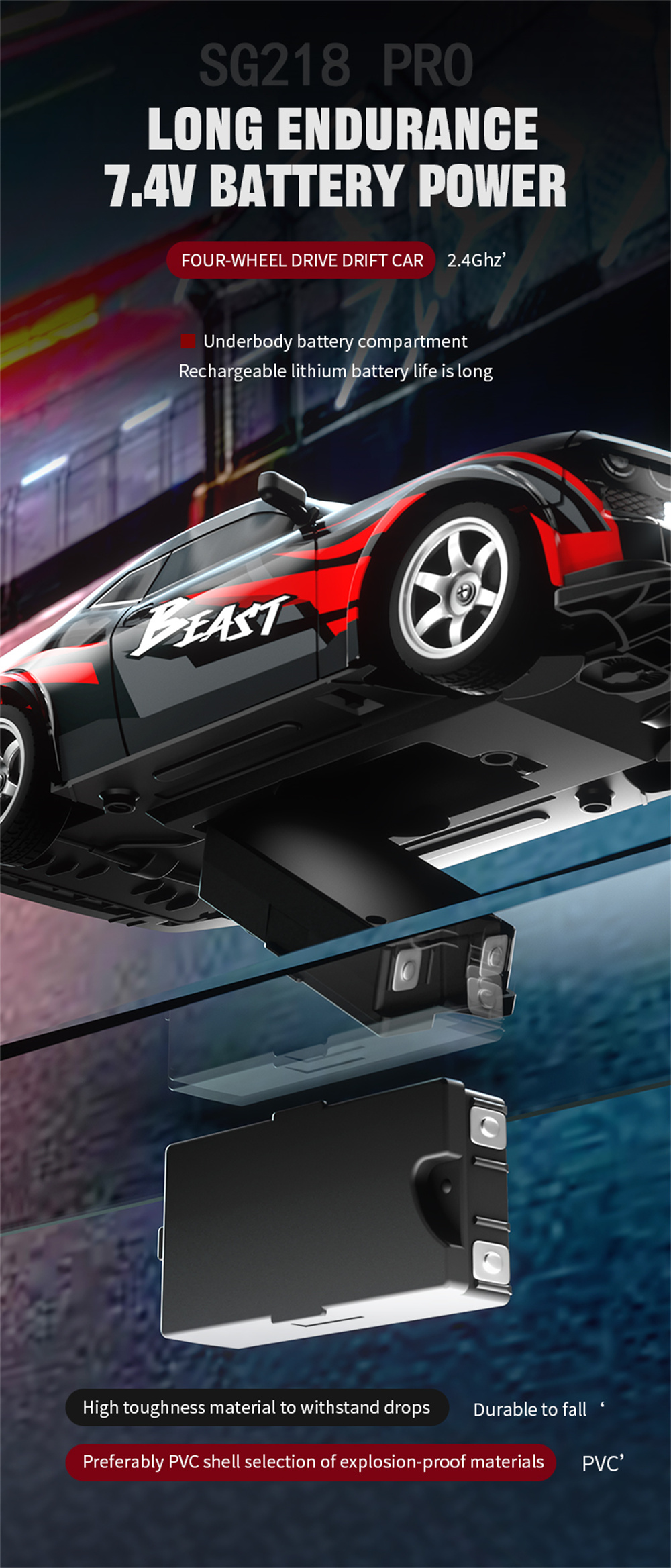ZLLSG218PRO11624G4WDRCCarDriftOn-RoadHighSpeedRacingLEDLightFullProportionalVehiclesModelRTRToys-2015657-11