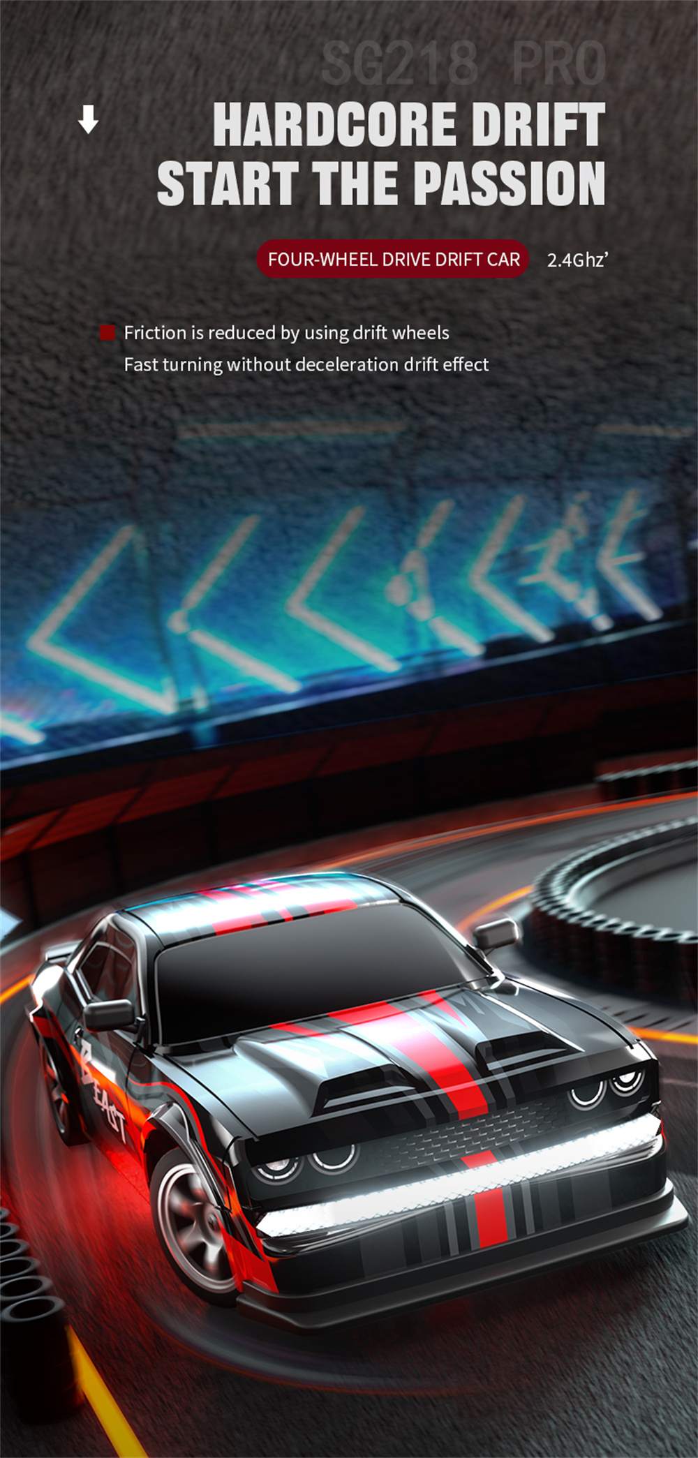 ZLLSG218PRO11624G4WDRCCarDriftOn-RoadHighSpeedRacingLEDLightFullProportionalVehiclesModelRTRToys-2015657-4