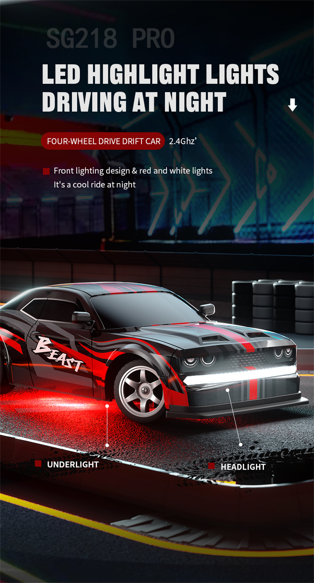 ZLLSG218PRO11624G4WDRCCarDriftOn-RoadHighSpeedRacingLEDLightFullProportionalVehiclesModelRTRToys-2015657-7
