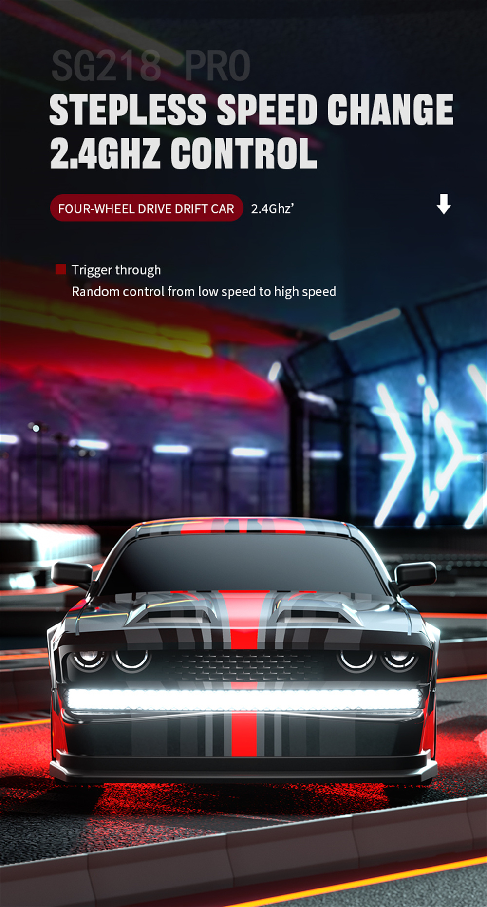 ZLLSG218PRO11624G4WDRCCarDriftOn-RoadHighSpeedRacingLEDLightFullProportionalVehiclesModelRTRToys-2015657-8
