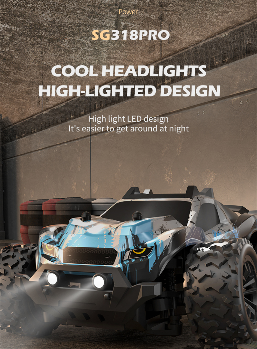 ZLLSG318PROBeast12024G4WDBrushedRCCarLEDLightRacingOff-RoadHighSpeedFullProportionalVehiclesModelRTR-2012450-3
