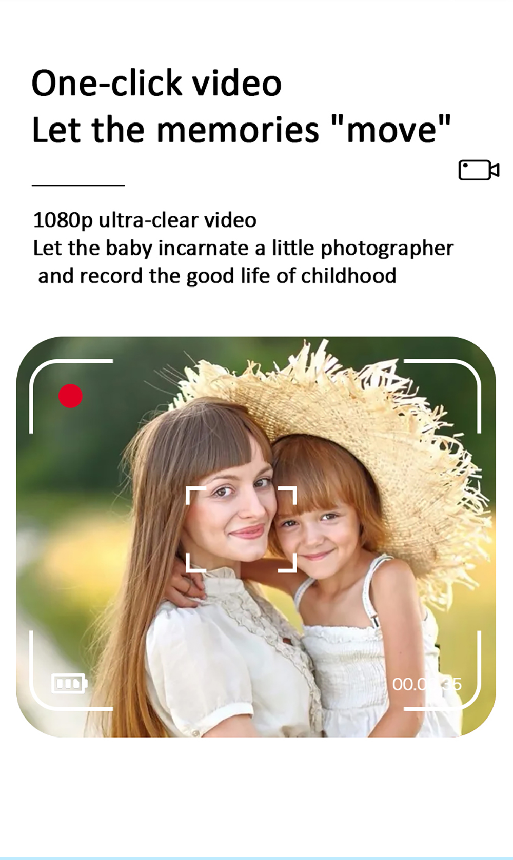 ChildrenMiniDigitalCameraRechargeableCartoon1080PHD32GBDIYPhotosVideoRecordingMusicKidsEducationalTo-1998443-4