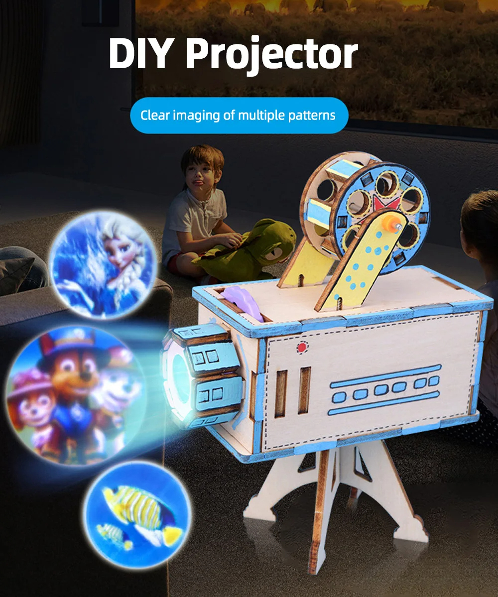 DIYProjectorScienceEducationExperimentKitModelToyPhysicsKidsChildrenGiftProject-2015281-1