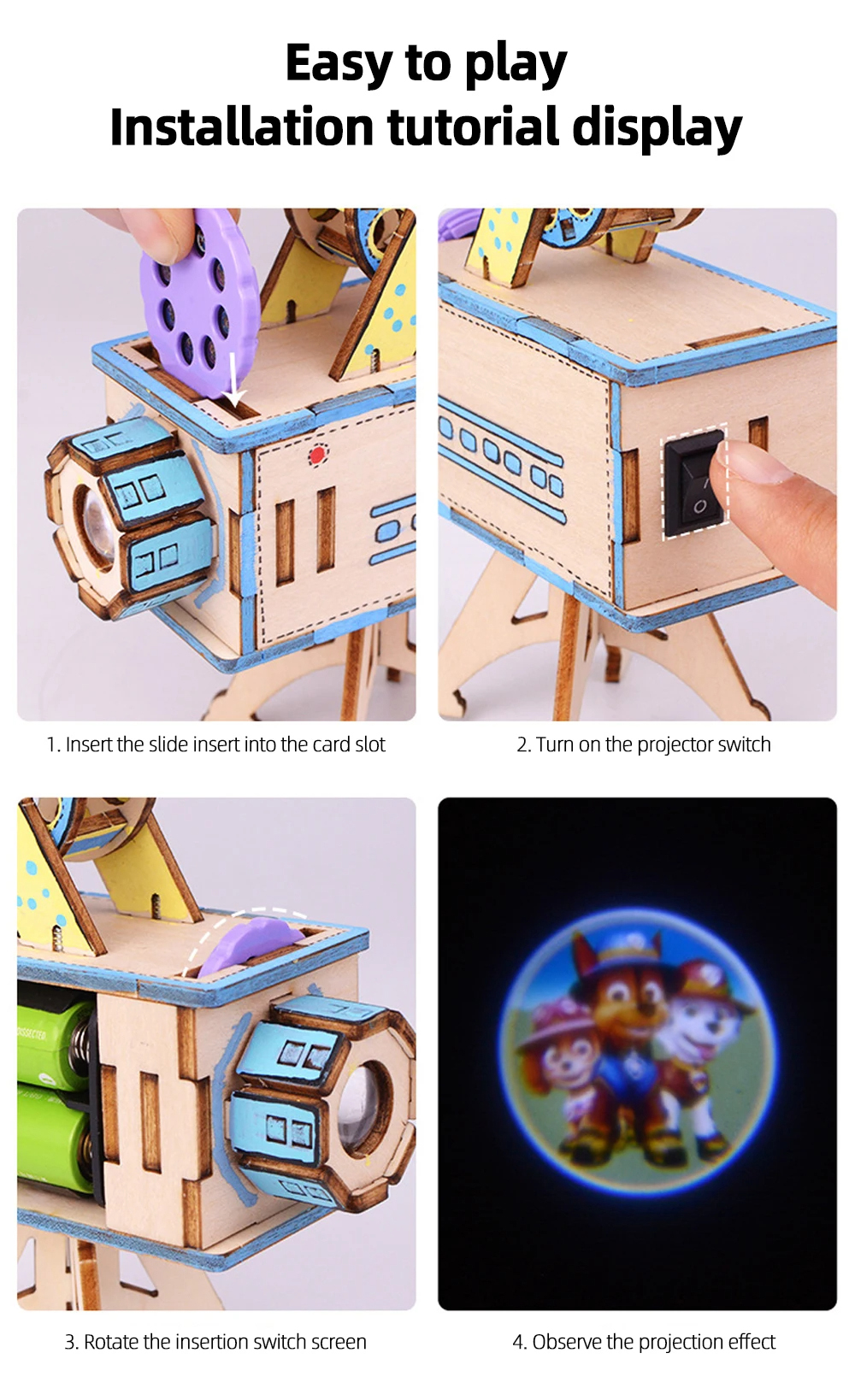 DIYProjectorScienceEducationExperimentKitModelToyPhysicsKidsChildrenGiftProject-2015281-3