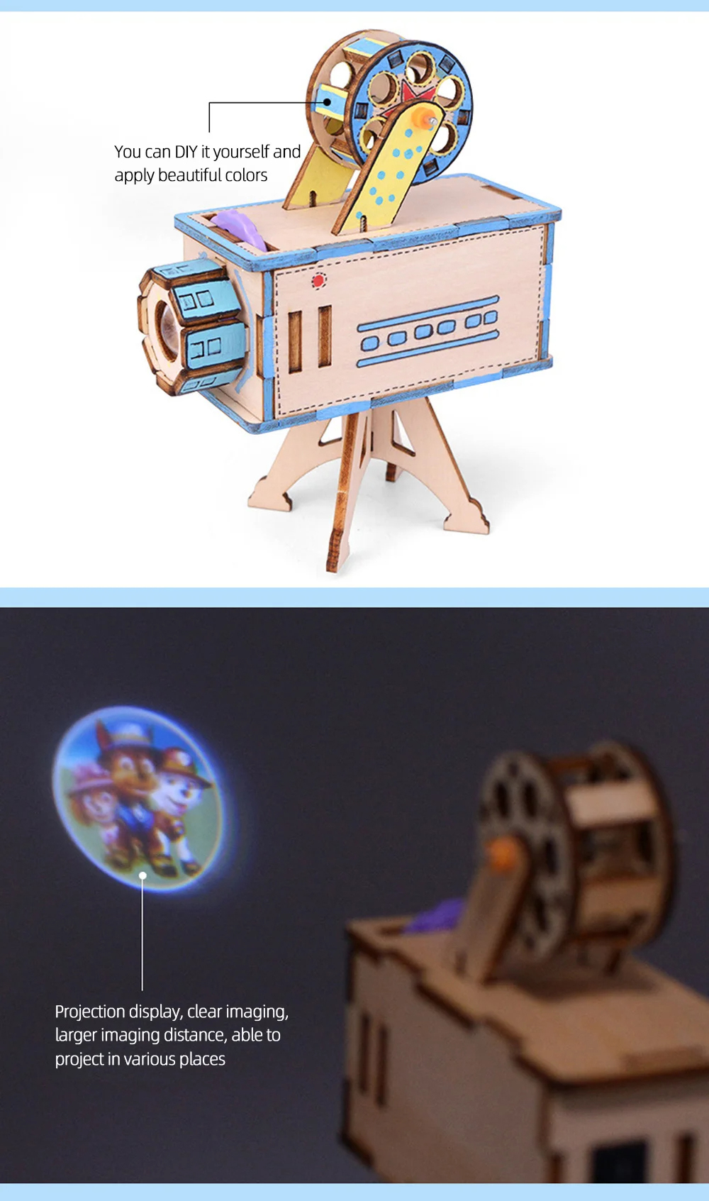 DIYProjectorScienceEducationExperimentKitModelToyPhysicsKidsChildrenGiftProject-2015281-5